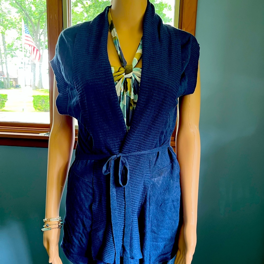 Never worn Tommy Bahama halter top and lightweight sweater.